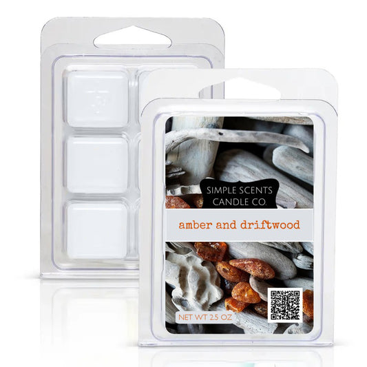 Simple Scents Amber and Driftwood Wax Melt