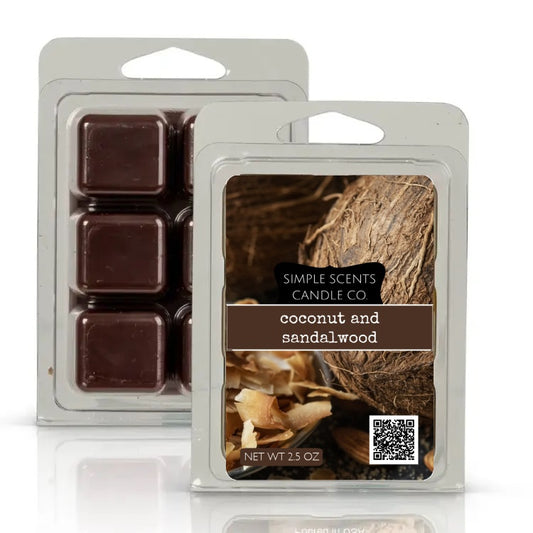 Simple Scents Coconut and Sandalwood Wax Melt