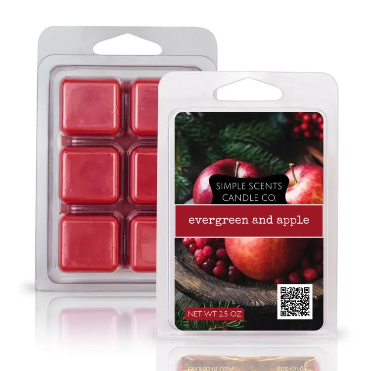 Simple Scents Evergreen and Apple Wax Melt