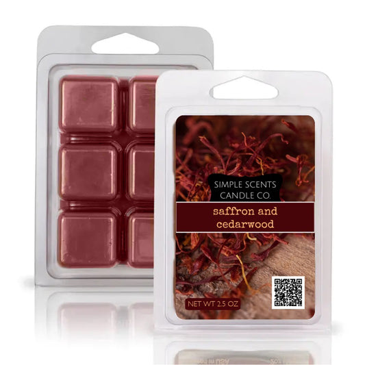 Simple Scents Saffron and Cedarwood Wax Melt