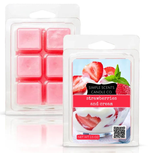 Simple Scents Strawberries and Cream Wax Melt