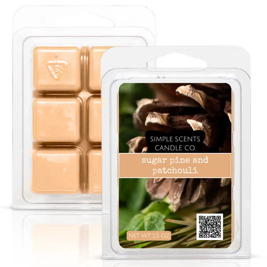 Simple Scents Sugar Pine and Patchouli Wax Melt